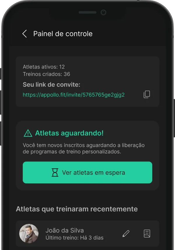Tela do personal